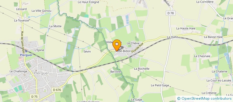 localisation de l'entreprise MONSIEUR PASCAL TIREL  ROZ-LANDRIEUX