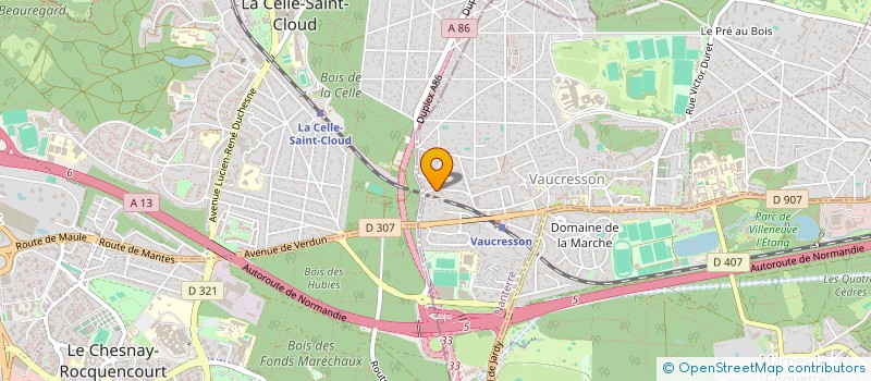 localisation de l'entreprise MONSIEUR PASCAL TODESCO  VAUCRESSON