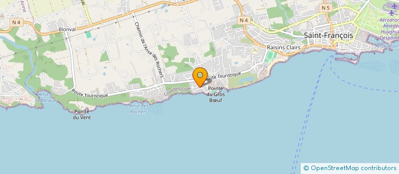 localisation de l'entreprise MONSIEUR PASCAL TORRES  SAINT-FRANCOIS