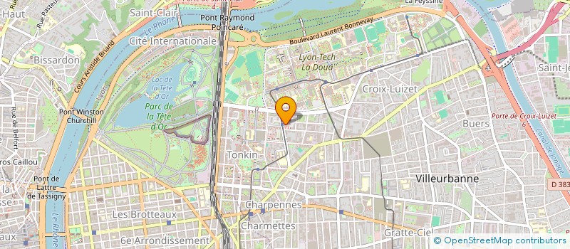 localisation de l'entreprise MONSIEUR PASCAL TORWELLE  VILLEURBANNE