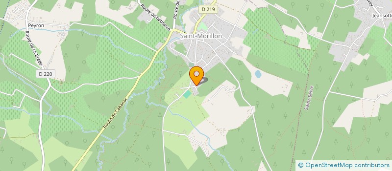 localisation de l'entreprise MONSIEUR PASCAL TOUCHET  SAINT-MORILLON