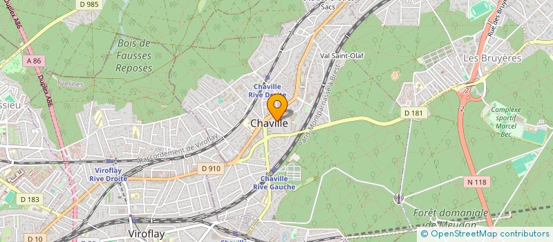 localisation de l'entreprise MONSIEUR PASCAL TOURAILLE à CHAVILLE