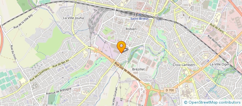 localisation de l'entreprise MONSIEUR PASCAL TOURNEUX  SAINT-BRIEUC