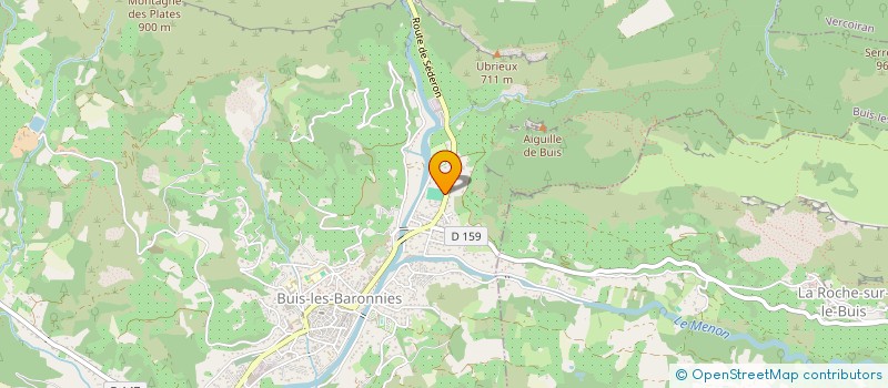 localisation de l'entreprise MONSIEUR PASCAL TOUSSAINT à BUIS-LES-BARONNIES
