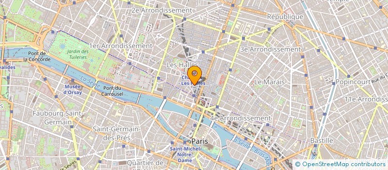 localisation de l'entreprise MONSIEUR PASCAL TOUTAIN à PARIS