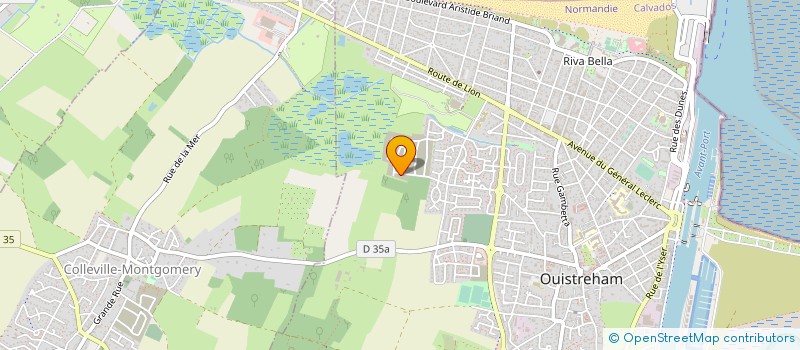 localisation de l'entreprise MONSIEUR PASCAL TOUZE  OUISTREHAM
