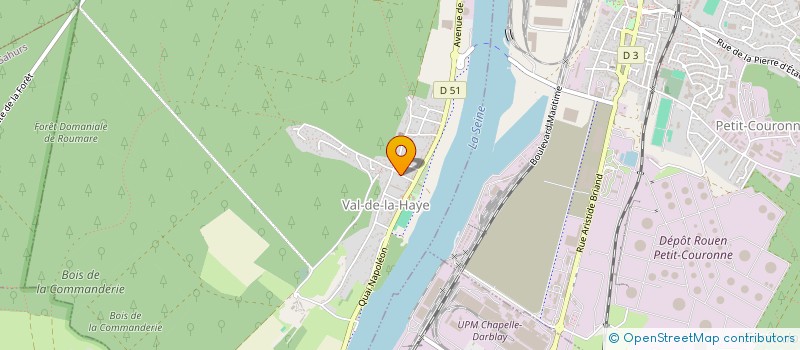 localisation de l'entreprise MONSIEUR PASCAL TRAGIN  VAL-DE-LA-HAYE