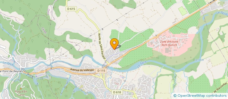 localisation de l'entreprise MONSIEUR PASCAL TRAITER  CERET