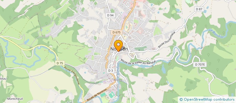 localisation de l'entreprise MONSIEUR PASCAL TRANCHET  NONTRON