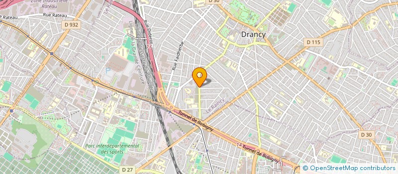 localisation de l'entreprise MONSIEUR PASCAL TRAVAILLEUR à DRANCY