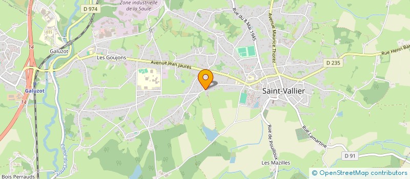 localisation de l'entreprise MONSIEUR PASCAL TRENTIN  SAINT-VALLIER