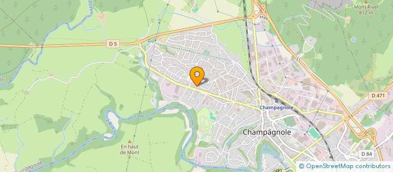 localisation de l'entreprise MONSIEUR PASCAL TRESY  CHAMPAGNOLE