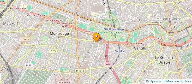 localisation de l'entreprise MONSIEUR PASCAL TRICOT  GENTILLY