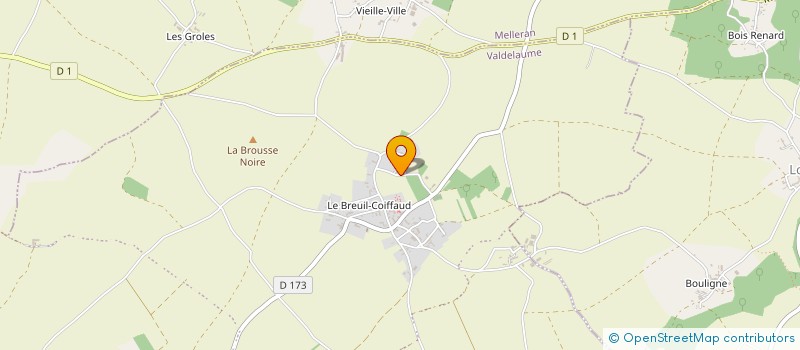 localisation de l'entreprise MONSIEUR PASCAL TRILLAUD  VALDELAUME