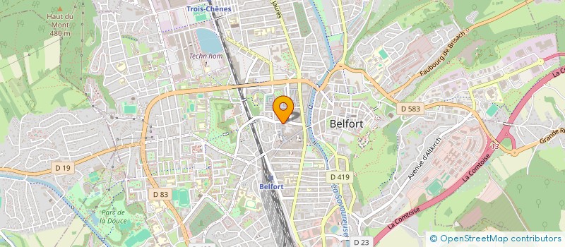 localisation de l'entreprise MONSIEUR PASCAL TRIPIER à BELFORT