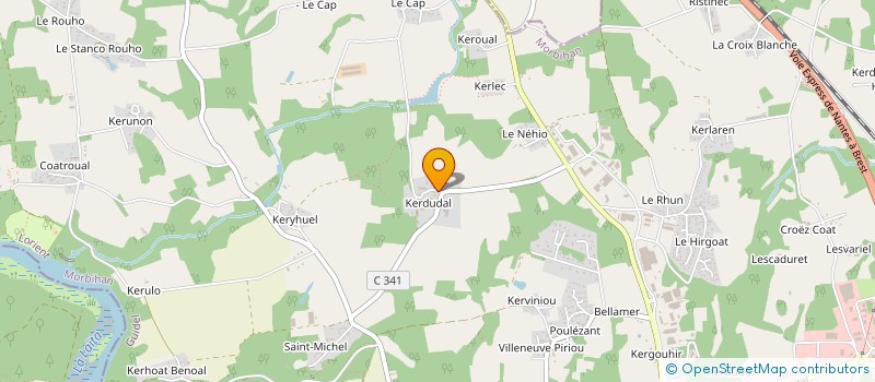 localisation de l'entreprise MONSIEUR PASCAL TRISTANT  GUIDEL