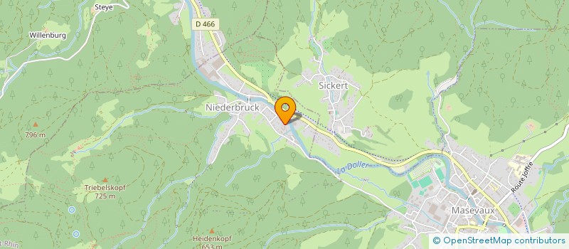 localisation de l'entreprise MONSIEUR PASCAL TROMMENSCHLAGER  MASEVAUX-NIEDERBRUCK