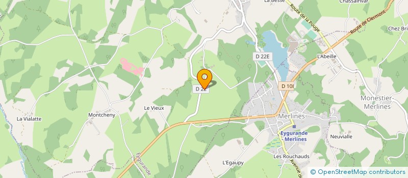 localisation de l'entreprise MONSIEUR PASCAL TRONCHE  EYGURANDE