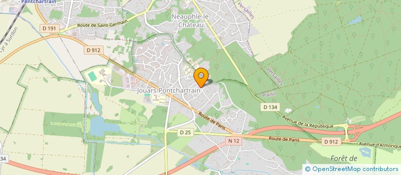localisation de l'entreprise MONSIEUR PASCAL TROTEL  JOUARS-PONTCHARTRAIN