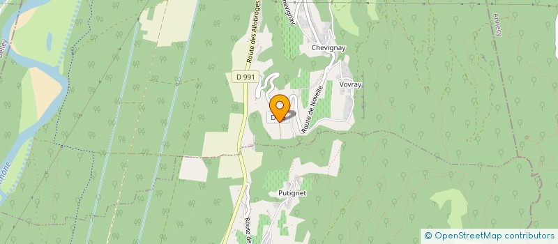 localisation de l'entreprise MONSIEUR PASCAL TRUCHE  SERRIERES-EN-CHAUTAGNE