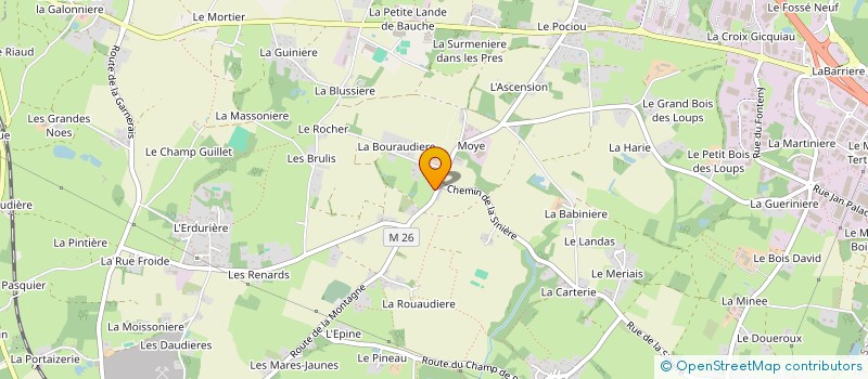 localisation de l'entreprise MONSIEUR PASCAL TURPIN à COUERON