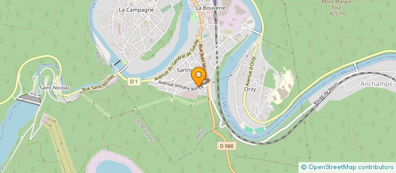 localisation de l'entreprise MONSIEUR PASCAL TURRO  REVIN