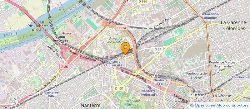 localisation de l'entreprise MONSIEUR PASCAL UDA  NANTERRE