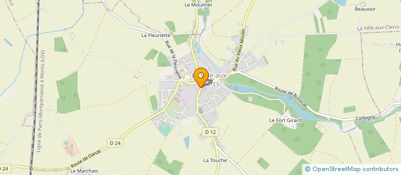 localisation de l'entreprise MONSIEUR PASCAL USSEGLIO à LA VILLE-AUX-CLERCS