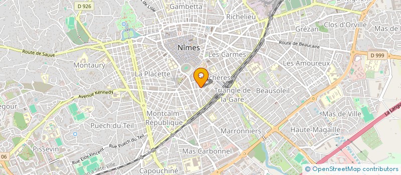 localisation de l'entreprise MONSIEUR PASCAL VACARESSE  NIMES