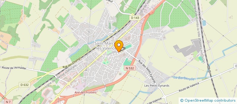 localisation de l'entreprise MONSIEUR PASCAL VACHER à SAINT-MARCEL-LES-VALENCE