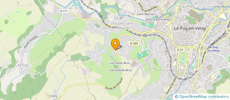 localisation de l'entreprise MONSIEUR PASCAL VACHER  ESPALY-SAINT-MARCEL