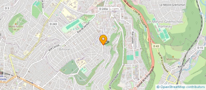 localisation de l'entreprise MONSIEUR PASCAL VADROT  ROUEN