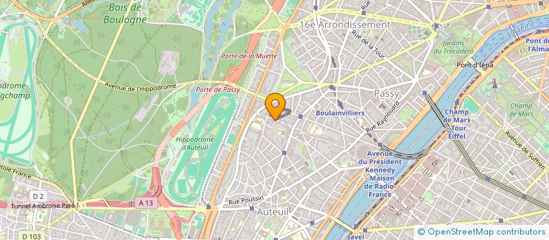 localisation de l'entreprise MONSIEUR PASCAL VALABREGUE  PARIS