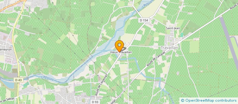 localisation de l'entreprise MONSIEUR PASCAL VALADIER  TRAVAILLAN