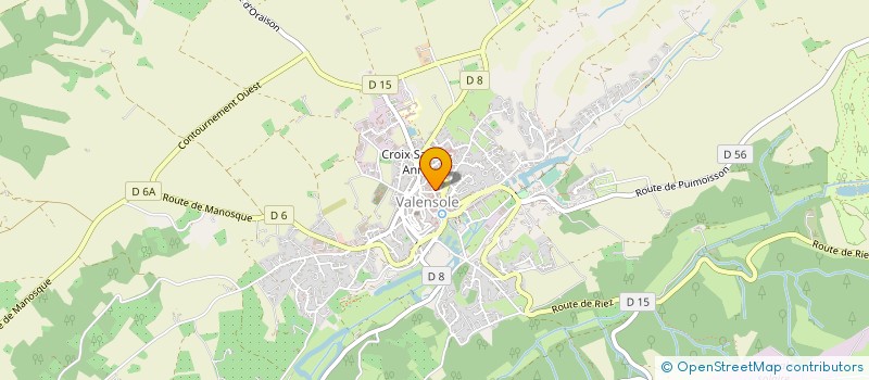 localisation de l'entreprise MONSIEUR PASCAL VALENTIN à VALENSOLE