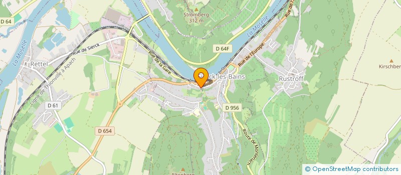 localisation de l'entreprise MONSIEUR PASCAL VALENTIN  SIERCK-LES-BAINS