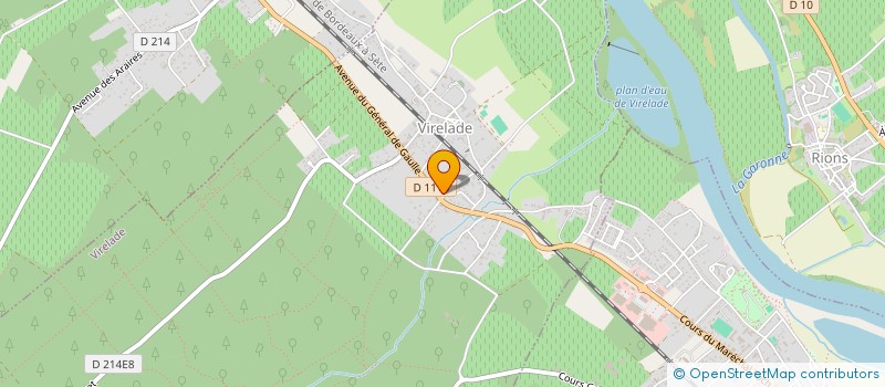 localisation de l'entreprise MONSIEUR PASCAL VALLADE  VIRELADE