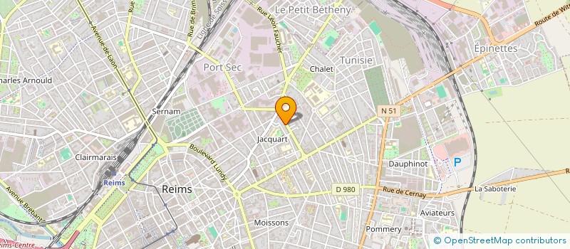 localisation de l'entreprise MONSIEUR PASCAL VALLEISE à REIMS