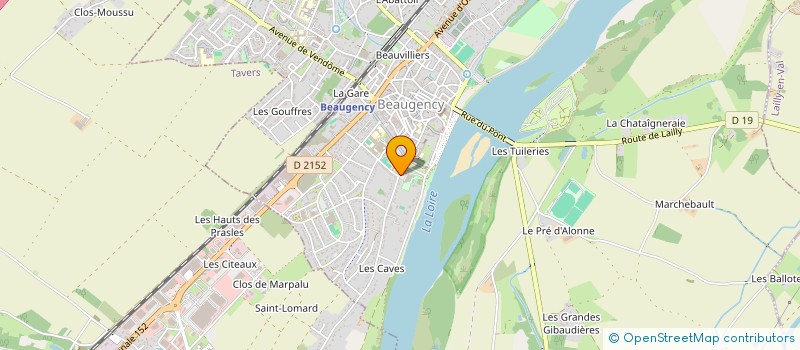 localisation de l'entreprise MONSIEUR PASCAL VALLON à BEAUGENCY