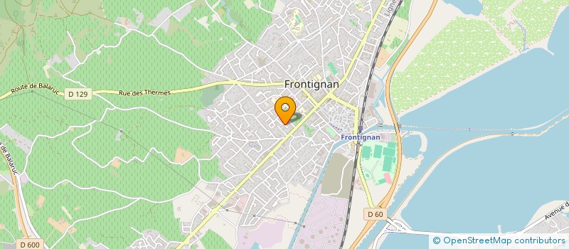 localisation de l'entreprise MONSIEUR PASCAL VALLON à FRONTIGNAN