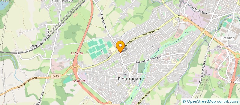 localisation de l'entreprise MONSIEUR PASCAL VALLON  PLOUFRAGAN