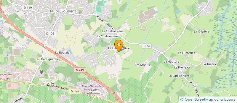 localisation de l'entreprise MONSIEUR PASCAL VANCANEGHEM à HAUTE-GOULAINE