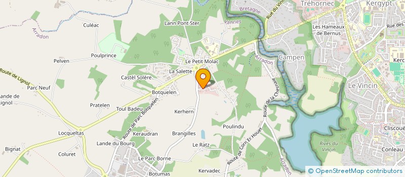 localisation de l'entreprise MONSIEUR PASCAL VANDAMME  ARRADON