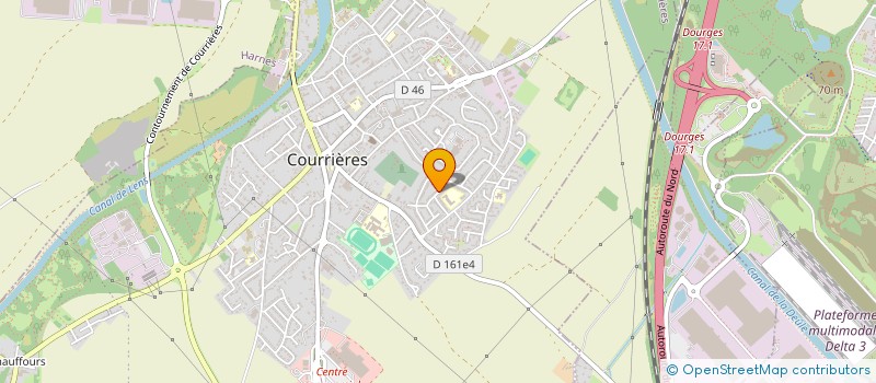 localisation de l'entreprise MONSIEUR PASCAL VANDENKERCKHOVE à COURRIERES