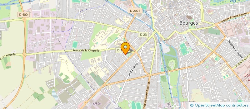 localisation de l'entreprise MONSIEUR PASCAL VANNEAU à BOURGES