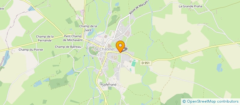 localisation de l'entreprise MONSIEUR PASCAL VANNERUM  LE CHATELET