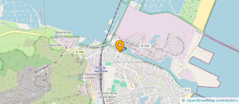 localisation de l'entreprise MONSIEUR PASCAL VAQUIE  PORT-LA-NOUVELLE