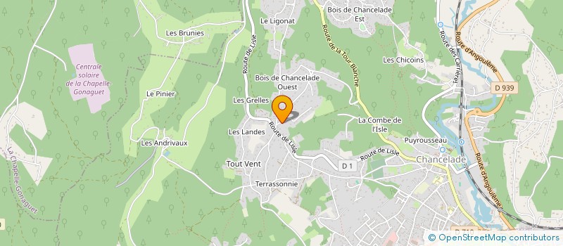 localisation de l'entreprise MONSIEUR PASCAL VASSI à CHANCELADE