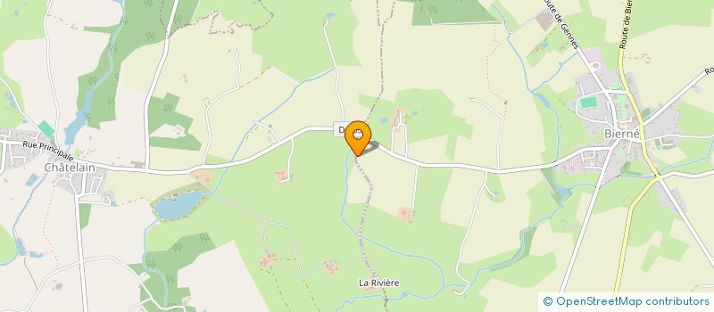 localisation de l'entreprise MONSIEUR PASCAL VAUCLIN  BIERNE-LES-VILLAGES