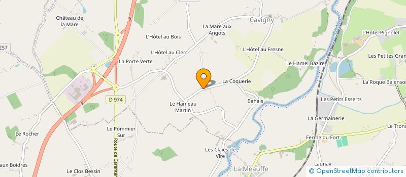 localisation de l'entreprise MONSIEUR PASCAL VAUTTIER à SAINT-JEAN-DE-DAYE